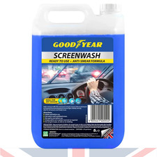 Goodyear Vehicle Anti-Smear Screenwash Cleaning Soap Clearer Spray 5l 1.80 per litre