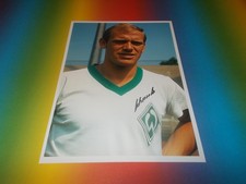Horst Schaub SV Werder Bremen signed autograph on 20x28 photo