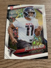 2025 Panini Prizm - Rookies Jalon Walker #398 White Disco Prizm (RC)