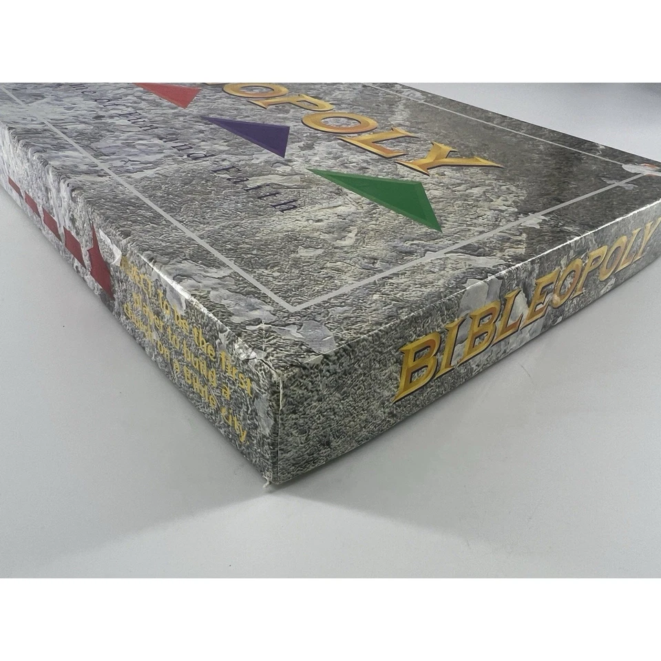 BIBLEOPOLY Board Game Biblical Game of Fun and Faith Complete 1991 - Christian - Image 3 of 4