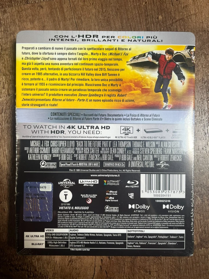 Back to the Future: Part II 2 w. Steelbook (4K UHD + Blu-ray, Region Free) *NEW* - Image 2 of 4