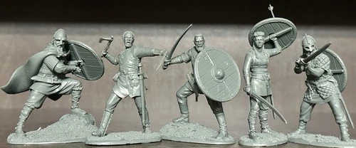 FIRST LEGION Vikings Ragnar Lagertha Floki  Warriors Toy soldiers 1:32 Set # 3