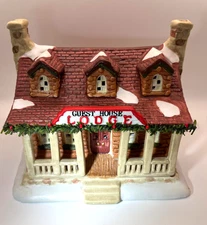 Christmas Valley Original Collector Series Deluxe Porcelain Guest House Lodge