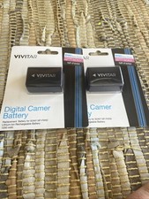 2x Vivitar NP-FW50 B90 Replacement Battery for Sony Digital Camera
