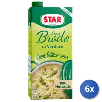 6x Paket Star Brühe Fertig Gemüse 1 Lt