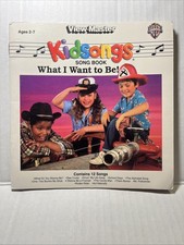 View Master Kid Songs Song Book What I Want To Be Warner Bros PB Book