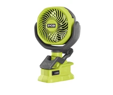 RYOBI ONE+ 18V Cordless 4 in. Clamp Fan (Tool Only) NEW Ryobi Clip Fan - PCF02B