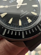 NEW Seiko Prospex SRPL15 Samurai Diver Black Dial Silicone Strap Watch 2