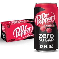 Dr Pepper Zero Sugar Variety Pack 12 Fl Oz 12 Cans Unique Flavor Refreshment