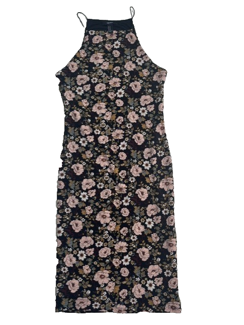 floral halter dress forever 21 Floral Print Halter Maxi Dress