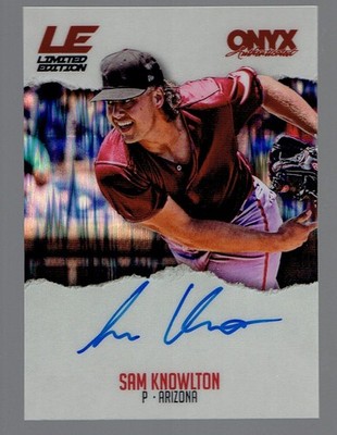 2025 Onyx Rips Sam Knowlton Limited Edition Autograph Auto Baseball ...
