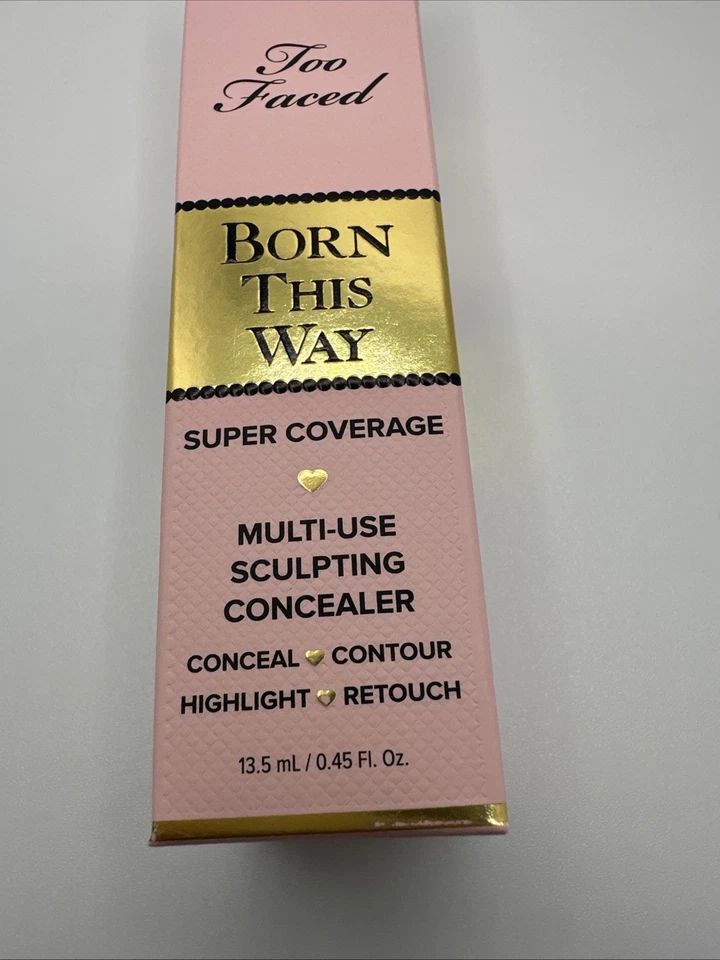 Too Faced Born This Way Super Coverage LIGHT BEIGE Multi-Use Longwear Concealer - Image 2 of 4