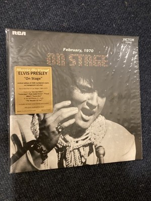 Elvis Presley On Stage [Transparent Red Vinyl] (2021) MOV Ltd NM 