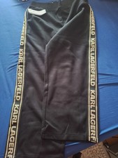 Culotte Hose schwarz/XL/ mit Gallonstreifen In Gold/ Karl Lagerfeld