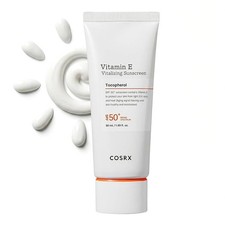 COSRX Vitamin E Vitalizing Sunscreen SPF50 , Glow Face Sunscreen,Korean Skincare