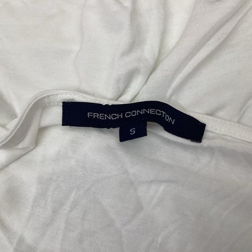 T-shirt bianca oversize motivo gatto DONNA FRENCH CONNECTION taglia small (480S) - Foto 4 di 4