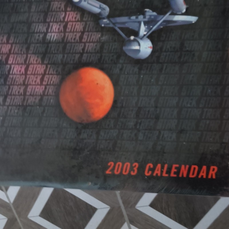 Star Trek Calendar 2003 - Star Trek Franchise Collectible Wall Calendar