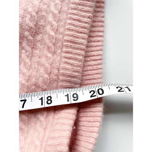 Vintage Linda Allard Ellen Tracy Lambs Wool Angora Sleeveless Cardigan Size L - Imagen 4 de 7