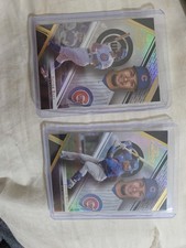 2x2021 Topps Gold Label #83 Javier Baez Class 1 Black