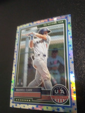 2023 USA Baseball Stars & Stripes Max Clark #42 Stars Prizm -Detroit Tigers-