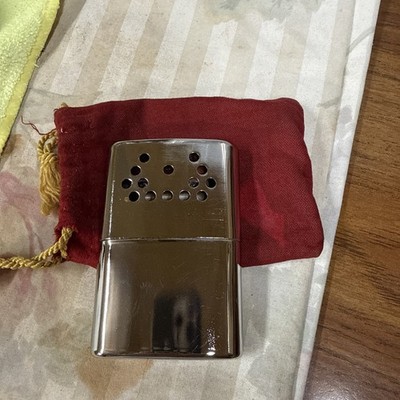 Vintage Jon-E Handwarmer Standard Sized GI Hunting Aladdin USA Silver Matte