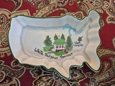 Greenbrier Resort Hotel White Sulphur Springs ANNIE LAURA Handpainted China Dish