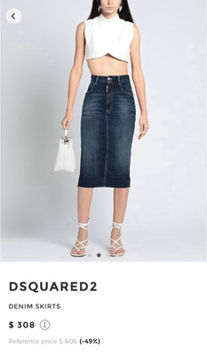 Dsquared2 Denim Skirt