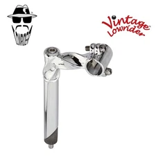 ORIGINAL LOWRIDER BRANDED ALL TWISTED BICYCLE STEEL STEM 21.1MM CHROME