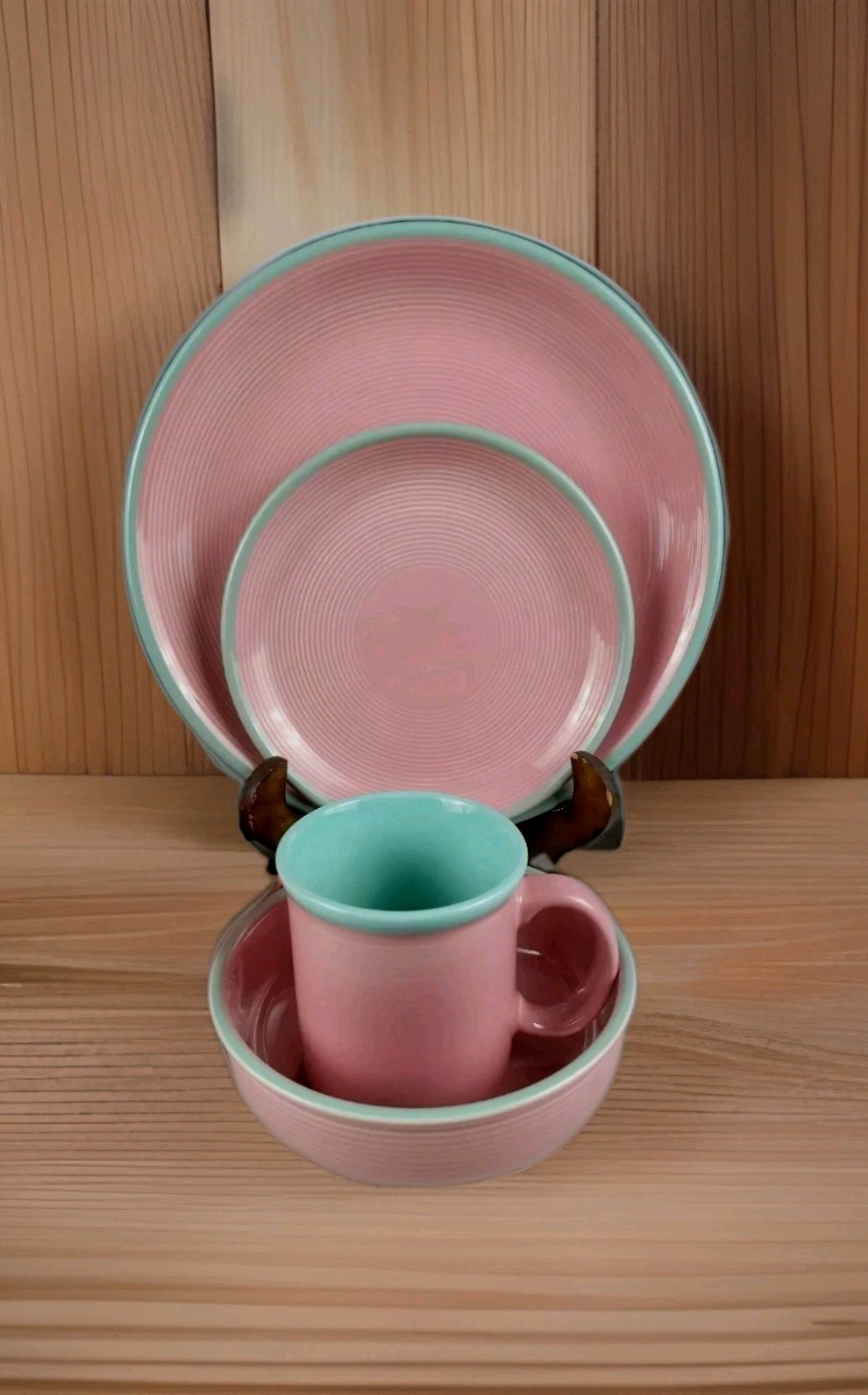 Pamona Pink by Ranmaru - Dinnerware Service for 1 - Pink, Tu