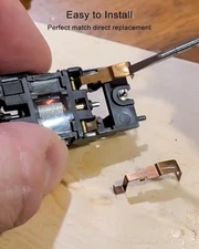 10 Pcs Pick Up Shoe Fit for TYCO 440  &  TYCO/Mattel 440-X2 HO Slot Car Pure New