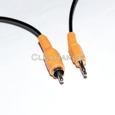 6ft 3.5mm Mini AV to RCA Male Adapter Audio Video Camcorder Cable