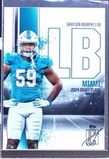 2024 Topps Signature Class Grayson Murphy RC #148 Dolphins