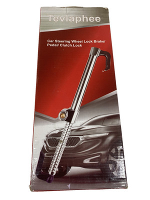 Universal Steering Wheel Brake Lock Anti-Theft Retractable Brand New - Open Box