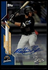 2020 Topps Pro Debut #PD-149 Matt Gorski Autographs Blue #/150