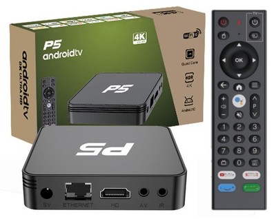 10pcs/lot dhl free P5 Android 10 ATV OS Set Top Box  2gb 8gb Dual