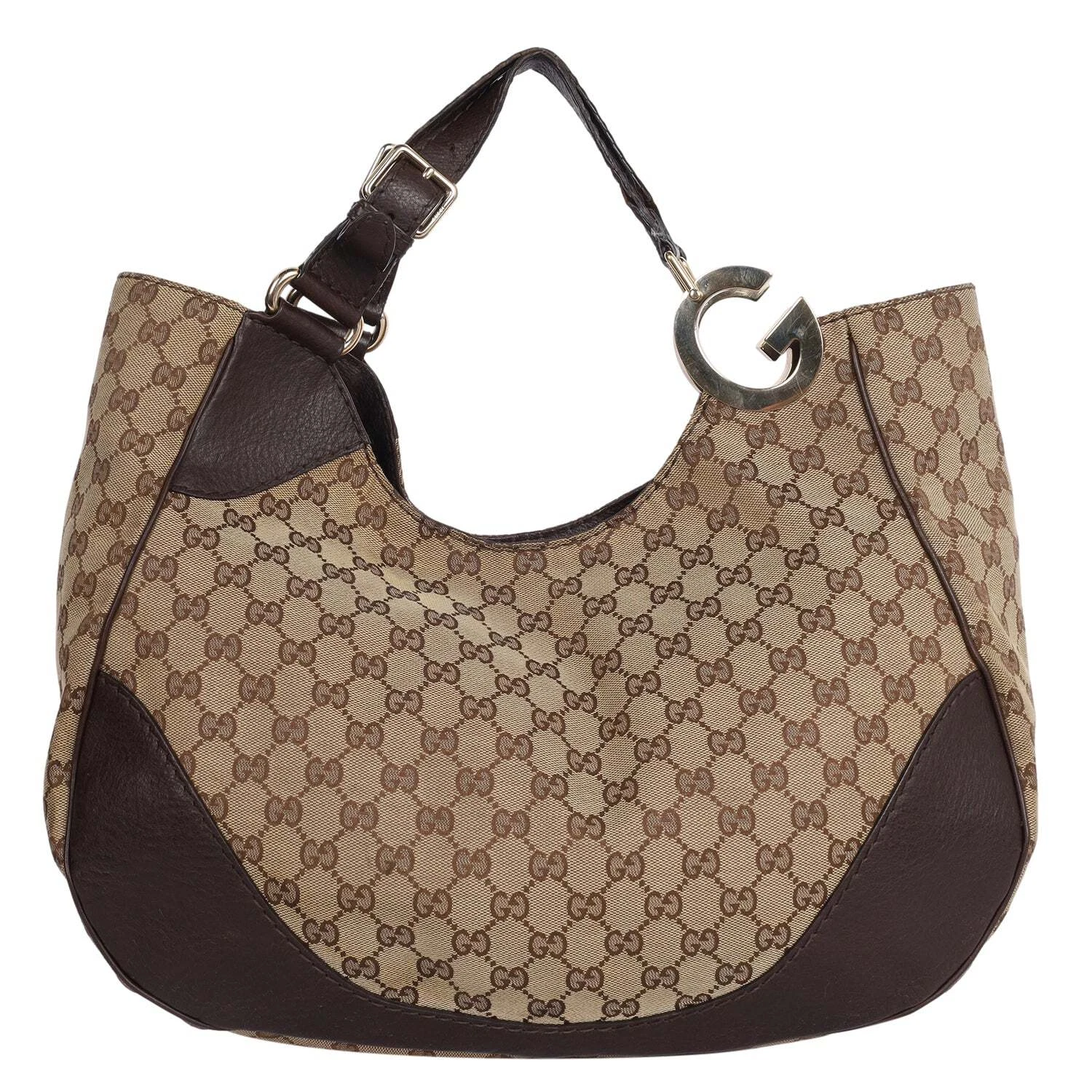 Sac bandoulière Gucci Charlotte monogramme GG toile hobo