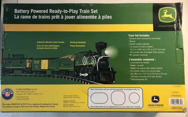 john deere ready to play train set