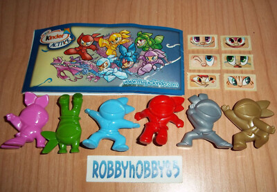 Ninja Kids - Choose Your Figure (DE389 - DE394) Kinder Joy Israele