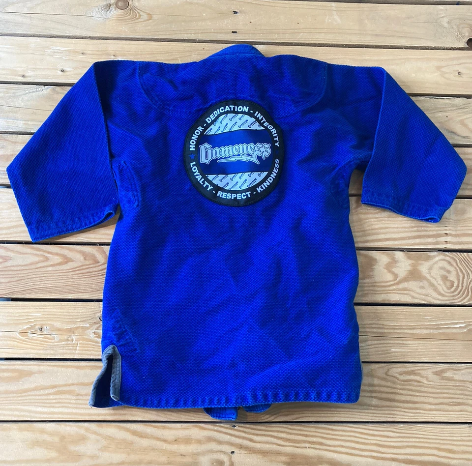 Chaqueta de Karate Gameness Niños Talla 0 Azul L9 Foto 2 de 4