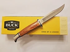 BUCK KNIFE - #102 WOODSMAN FIXED BLADE- 7 3/4" OVERALL LENGTH + LEATHER SHEATH