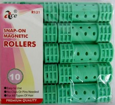 36-Piece Plastic Snap-On Hair Rollers Set, Assorted Colors and Sizes — listing 4