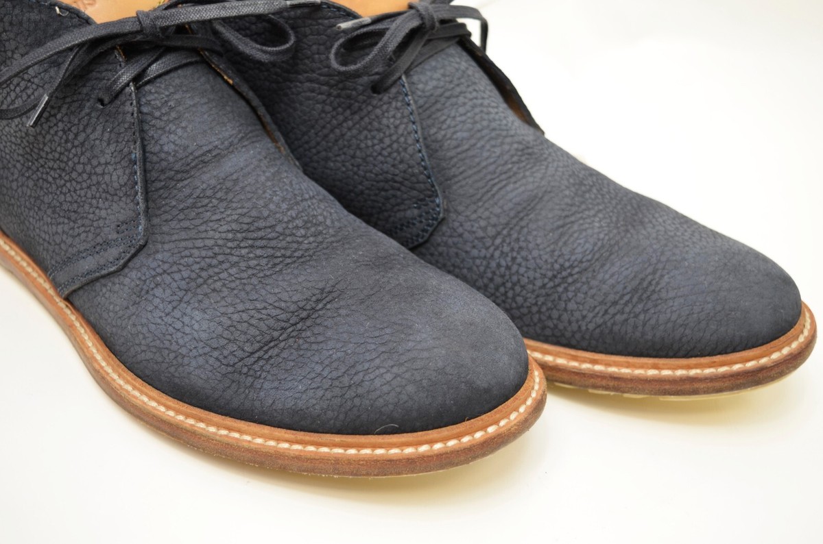 NEW MENS NAVY BLUE LOUIE CHUKKA BOOTS SIZE 13 Corry Chukka Midnight Blue Suede Leather Boots For Men - The  main image 3