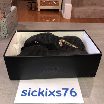 Nike Air Foamposite Pro 'Black Metallic Gold' 7.5/WMNS 9/EUR 40.5