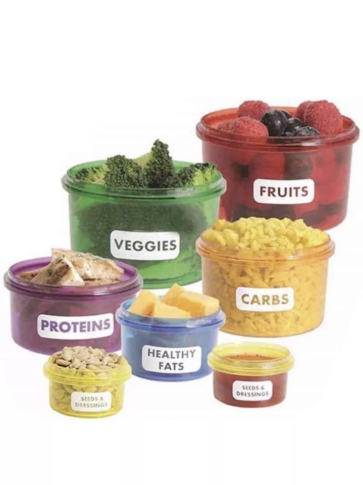 14pc Airtight Clear Plastic Food Storage Containers Microwave Safe