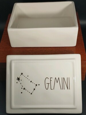 BRAND NEW! Rae Dunn Gemini   Jewelry Box