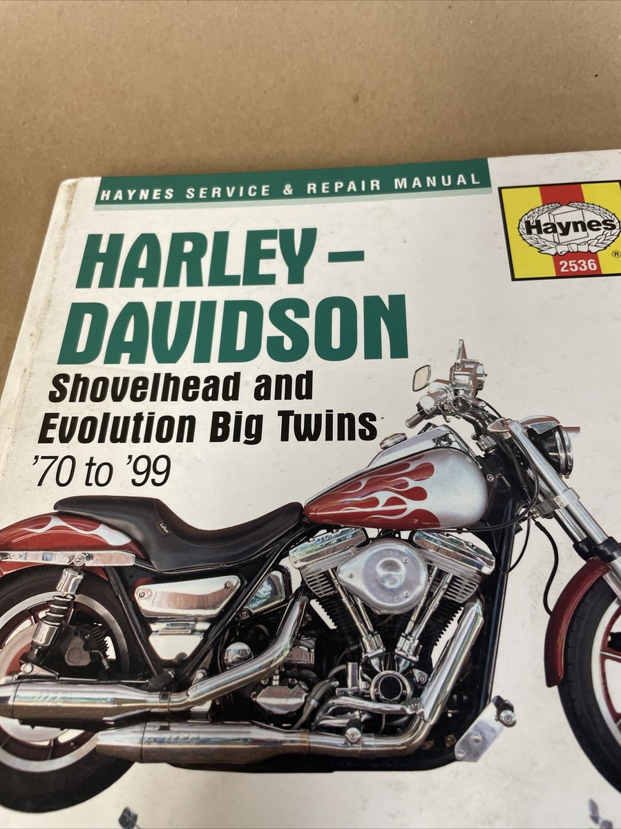Harley-Davidson Shovelhead & EVO Big Twin Repair Manual, Haynes