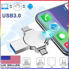 4in1 USB3.0 iFlash Drive Photo Memory Stick OTG For iPhone Android Laptop 2TB 1T