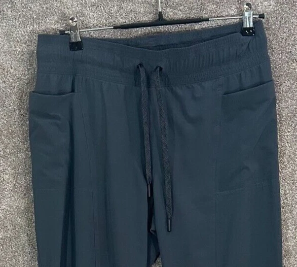 Pantalones Prana Mujer Gris Medio Actual 31X24 Bolsillos Cintura Elástica Tirar de Senderismo Foto 3 de 4