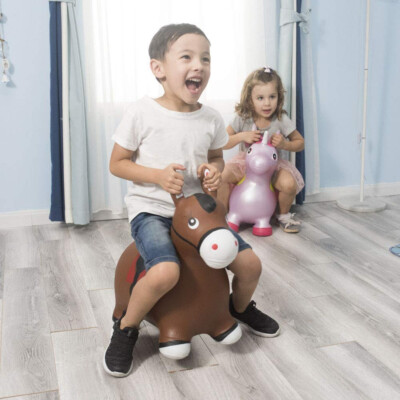 Bounceziez Inflatable Bouncing Animal Hopper with Hand Pump