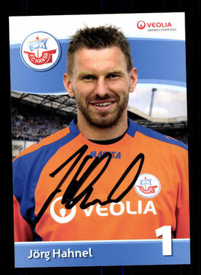 Jörg Hahnel Autogrammkarte Hansa Rostock 2010-11 Original Signiert+A 161926